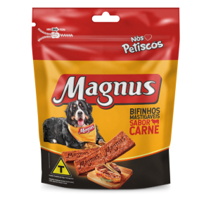 Magnus Cão Bifinho Mastigável  500g - Carne