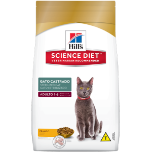 Ração Hills Science Diet Feline Sterelized Original Para Gatos Adultos Castrados 3 Kg