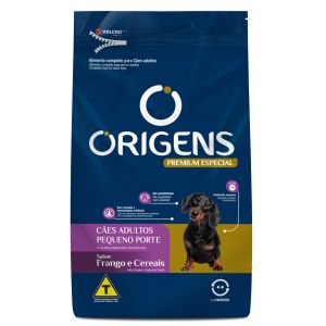 Ração Origens Raças Pequenas Sabor Frango e Cereais Cães Adultos-10 Kg