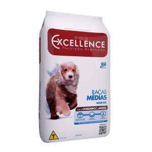 Ração Excellence para Cães Adultos Raças Médias 15 kg - Cordeiro 