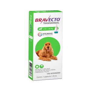 Antipulgas e Carrapatos Bravecto Transdermal para Cães 10 a 20kg