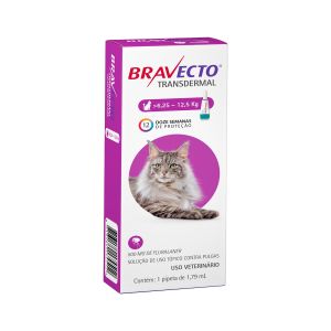 Antipulgas Bravecto Transdermal para Gatos 6,25 a 12,5 Kg