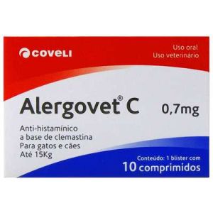 Alergovet C 0.7MG -10/Comprimidos