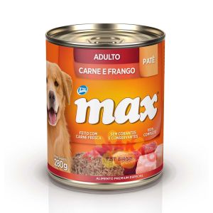Alimento Úmido Max Lata para Cães Adultos-Carne e Frango
