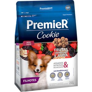 Biscoito Premier Cookie Frutas Vermelhas e Aveia para Cães Filhotes 1