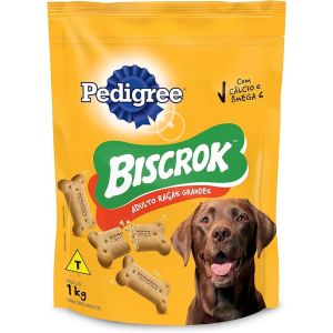 Biscrok Maxi Pedigree Biscoito para Cães Adultos Raças Grandes- 1 Kg