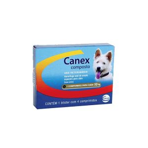 Vermífugo Canex Composto-4 comprimidos