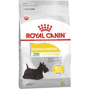 Ração Royal Canin Mini Dermacomfort para Cães Raças Pequenas Adultos e Idosos- 1 Kg