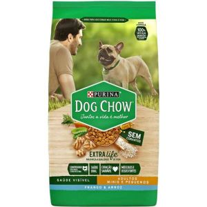 Ração Dog Chow Frango e Arroz para Cães Adultos Raças Pequenas- 3 Kg