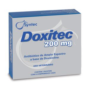 Antibiótico Doxitec 200MG 16/Comprimidos