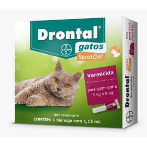 Vermífugo Drontal SpotOn para Gatos de 5 Á 8 KG