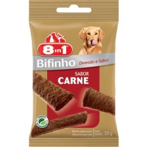 Petisco Bifinho 8IN1 Carne Para Cães 55g