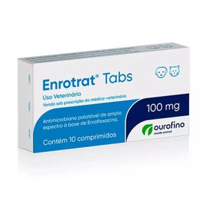 Antibiótico Enrotrat Tabs 100MG 10/Comprimidos 1