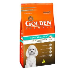 Ração Golden Mini Bits Frango e Arroz para Cães Adultos Raças Pequenas- 15 Kg