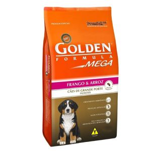 Ração Golden Mega Filhotes para Cães Raças Grandes- 15 Kg