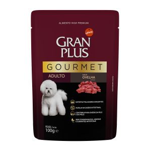 Ração Úmida GranPlus Gourmet Sachê Ovelha para Cães Adultos 100 G - 6 UN