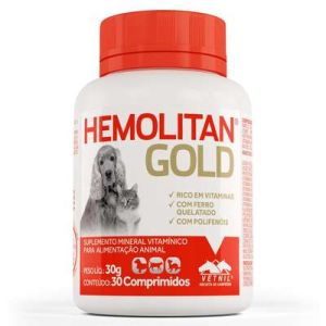 Suplemento Hemolitan Gold - 30 Comprimidos