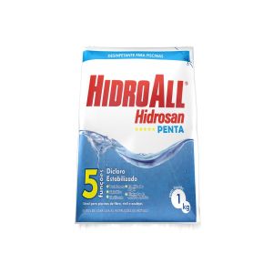 Hidrosan Penta Desinfetante Multifunções Para Piscinas Hidroall -1 Kg