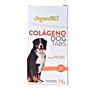 Colágeno Dog Tabs Organnact 72g