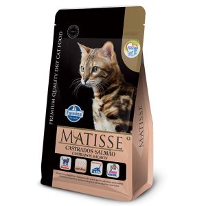 Ração Matisse Salmão Para Gatos Adultos Castrados - 2KG