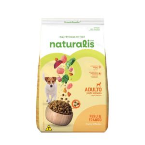 Ração Naturalis Premium Peru e Frango para Cães Adultos Porte Pequeno 10,1Kg 