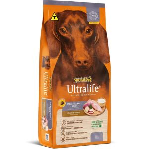 Ração Special Dog Ultralife Light Cães Adultos Raças Pequenas Frango e Arroz 10.1kg