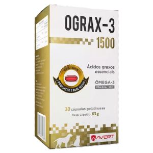 Suplemento de Ômega 3 Ograx-3 1500MG 30/Capsulas