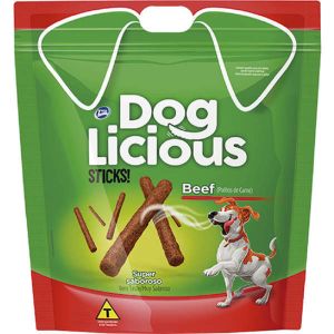 Petisco Dog Licious Sticks Carne Cães 500g