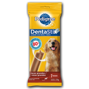 Petisco Pedigree Dentastix Raças Grandes 7 Unidades 270g para Cães