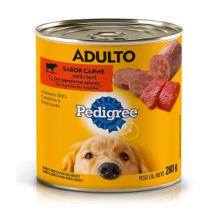Pedigree Lata Patê de Carne para Cães Adultos- 280g
