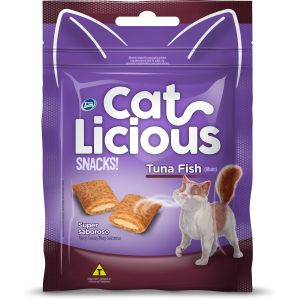 Petisco Cat Licious Snacks Atum Gatos 40g