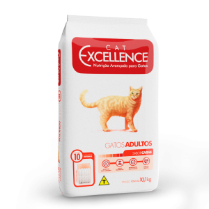 Ração Cat Excellence Carne para Gatos Adultos 10,1 Kg