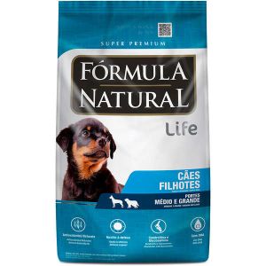 Ração Fórmula Natural Para Cães Filhotes Raças Médias e Grandes -15kg