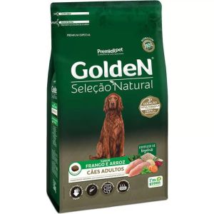 Ração Golden Seleção Natural Frango Para Cães Adultos -12kg