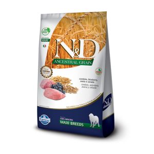 Ração N&D Ancestral Grain Cordeiro Cães Adultos Raças Grandes 10,1 Kg