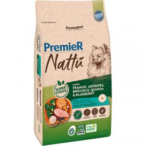Ração Premier Nattú Abóbora para Cães Adultos Raças Pequenas 12kg