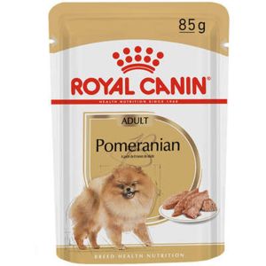 Alimento Úmido Royal Canin Pomeranian Sachê Cão Adulto 85 G - 1 UN