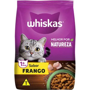 Ração Whiskas Melhor Por Natureza Frango Para Gatos Adultos-2.7 Kg