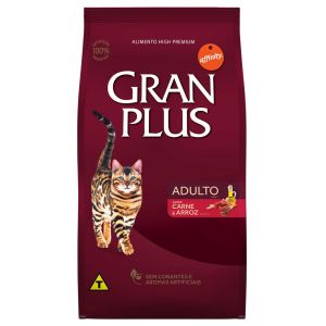 Ração Gran Plus Carne Adulto Para Gatos-10.1 Kg