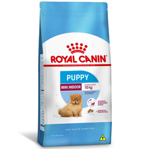 Ração Royal Canin Mini Indoor Junior para Cães Raças Pequenas Filhotes-2.5 Kg