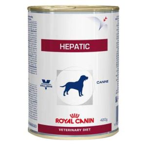 Royal Canin Canine Lata Veterinary Diet Hepatic para Cães Adultos- 420g