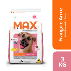 Ração Max Cães Adulto Frango 3Kg