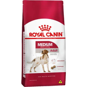Ração Royal Canin Medium Adult para Cães Raças Médias Adultos 15 Kg