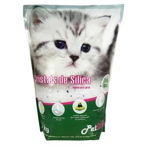 Sílica Granulado Higiênico Natural Petlike para Gatos 1,6 Kg