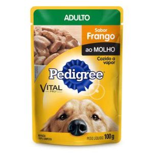 Pedigree Sachê Frango ao Molho para Cães Adultos - 100g