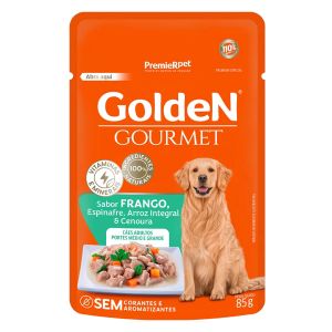 Sache Golden Gourmet Cães Adultos sabor Frango 85g