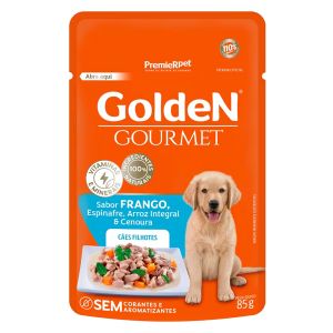 Sache Golden Gourmet Cães Filhotes sabor Frango 85g