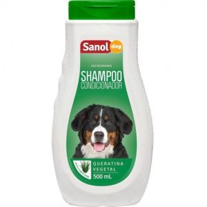Shampoo e Condicionador 2 em 1 Sanol Cães 500ML