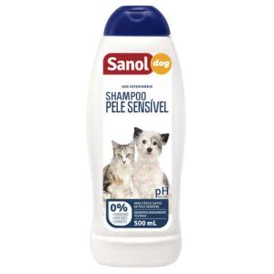 Shampoo Sanol Pele Sensível Cães e Gatos 500ML