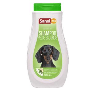 Shampoo Sanol Pelos Escuros Cães 500ML